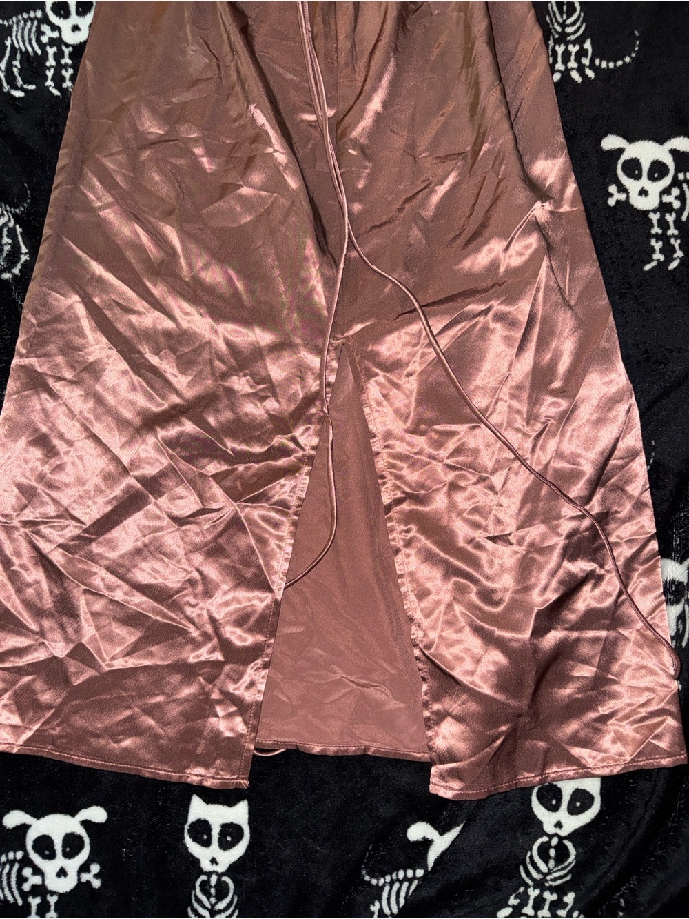 Forever 21 Satin Cowl Midi Dress in Brown - Picture 9 of 11